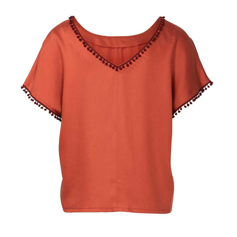 Patron Burda 6204 - T-Shirt blouse femme réversible
