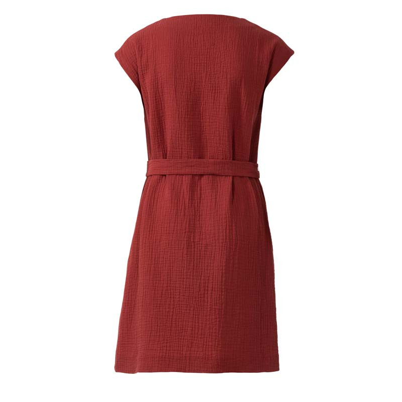 Patron Burda 6221 - Robe trapèze sans manche encolure en V avec ou sans volant