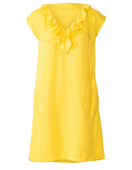 Patron Burda 6221 - Robe trapèze sans manche encolure en V avec ou sans volant