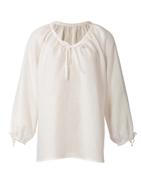 Patron Burda 6227 - Blouse ou tunique femme Carmen – coulisse à ruban