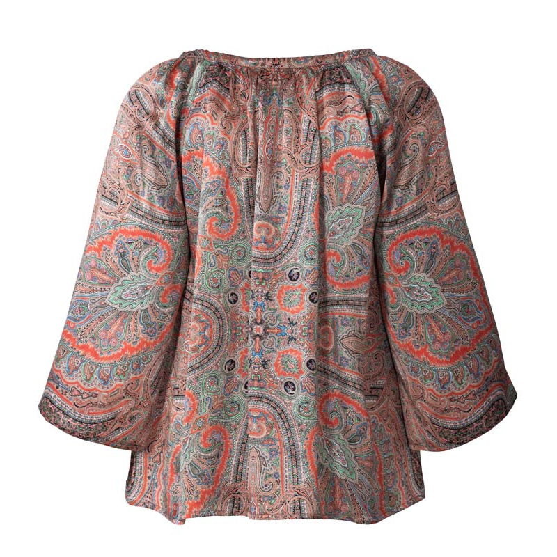 Patron Burda 6227 - Blouse ou tunique femme Carmen – coulisse à ruban