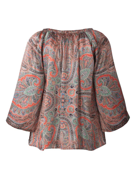 Patron Burda 6227 - Blouse ou tunique femme Carmen – coulisse à ruban