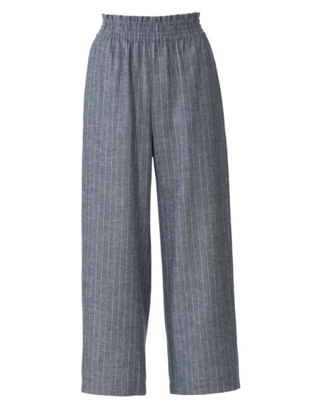 Patron Burda 6229 - Pantalon femme et pantacourt à coulisse élastique jambes amples