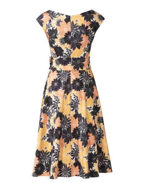 Patron Burda 6236 - Robe crayon à effet croisé, encolure portrait en V épaules tombantes