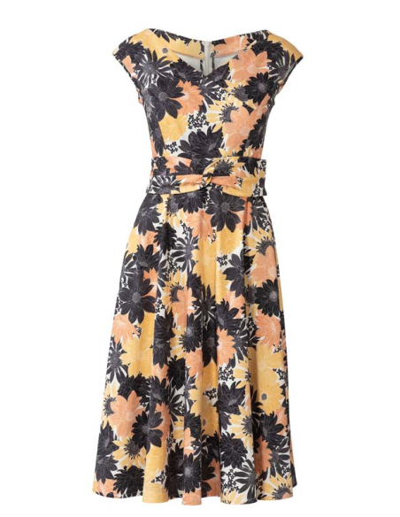 Patron Burda 6236 - Robe crayon à effet croisé, encolure portrait en V épaules tombantes