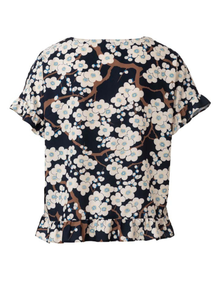 Patron Burda 6243 - T-Shirt femme carré, avec ou sans volants