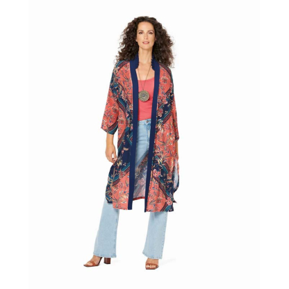 Patron Burda 6244 - Veste Gilet femme Kimono 2