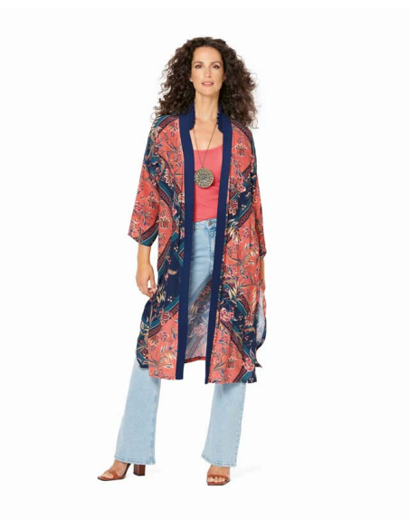 Patron Burda 6244 - Veste Gilet femme Kimono
