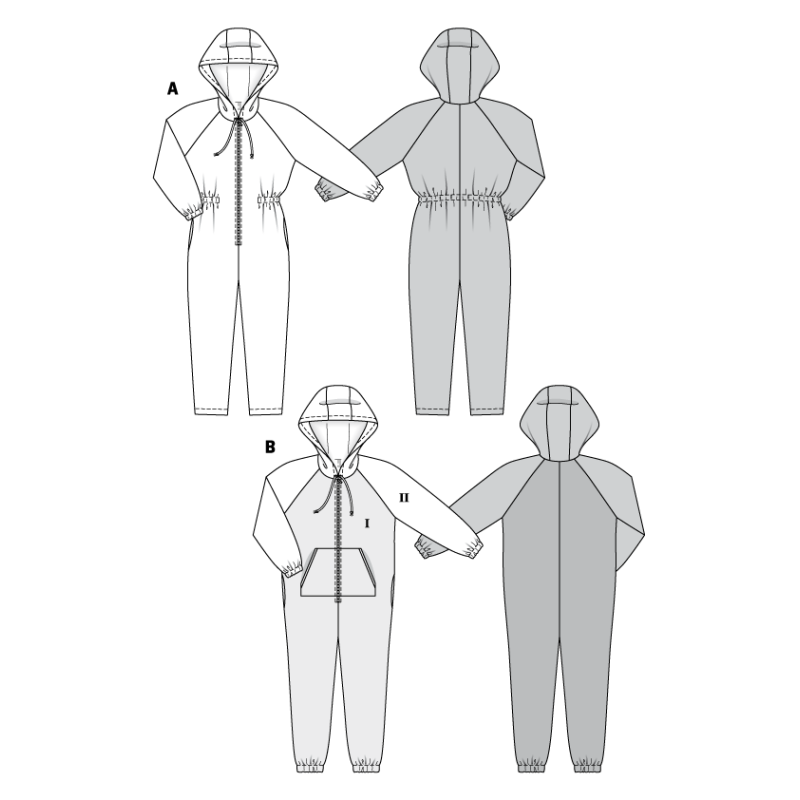 Patron Burda 6397 - Combinaison