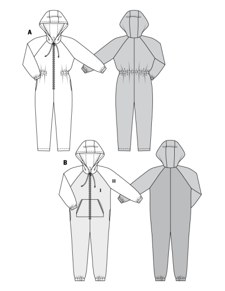 Patron Burda 6397 - Combinaison