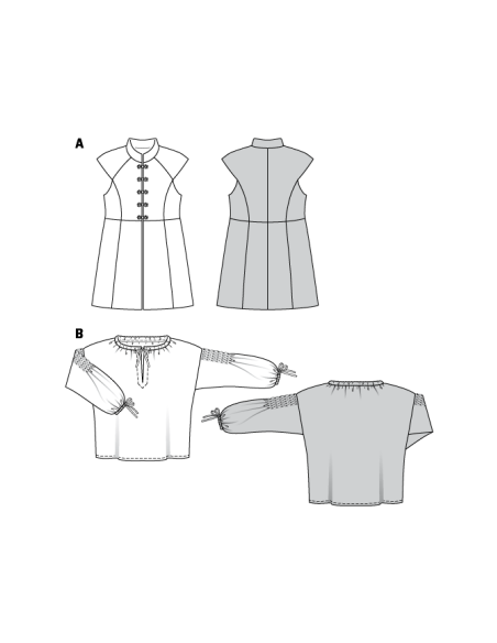 Patron Burda Carnaval 6399 - Déguisement Historique Renaissance - Homme