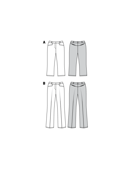 Patron Burda 6432 - Pantalon