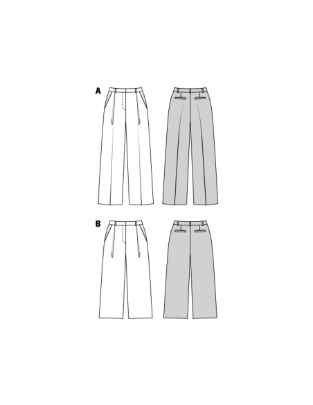 Patron Burda 6436 - Pantalon