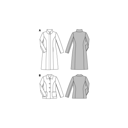 Patron Burda 6461 - Manteau et veste 2