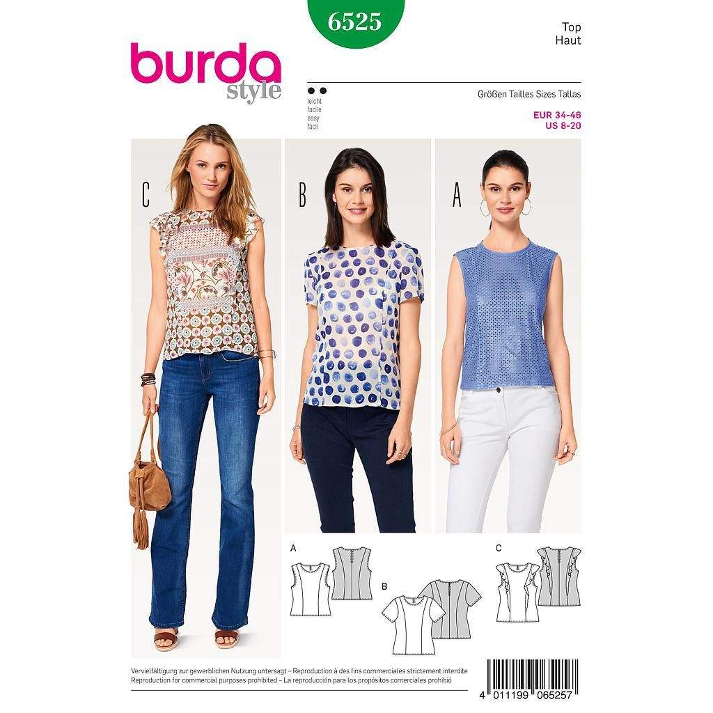Patron Burda - 6525 Top