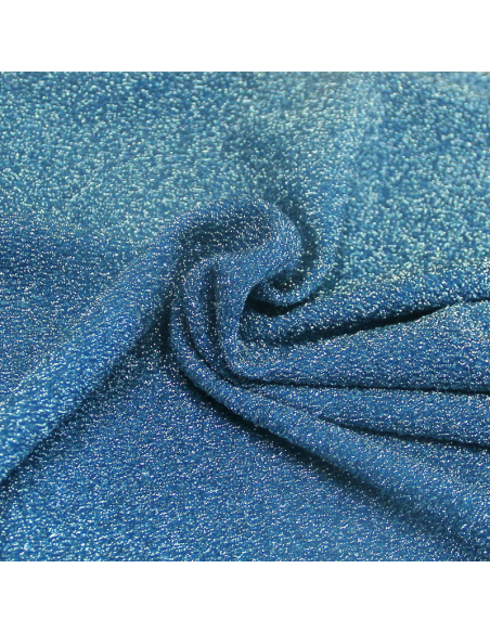 Maille lurex - Turquoise