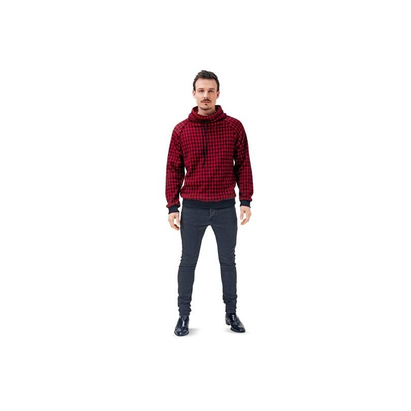Patron Burda 6718 - Sweatshirt Homme