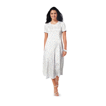 Patron Burda 6821 - Robe 2