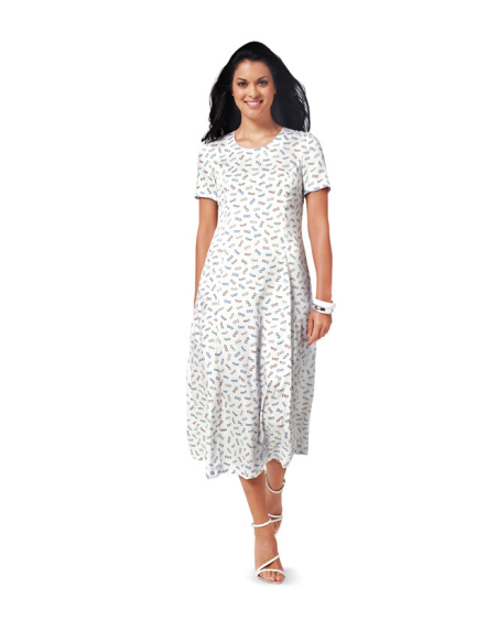 Patron Burda 6821 - Robe