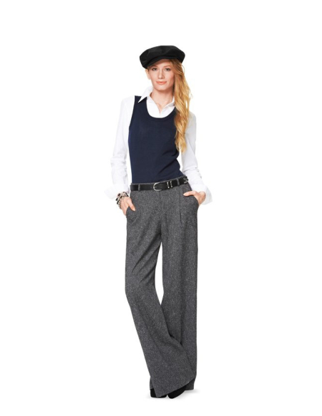 Patron Burda 6856 - Pantalon
