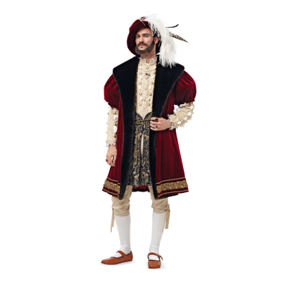 Patron Burda Carnaval 6887 - Déguisement Historique Renaissance anglaise 2