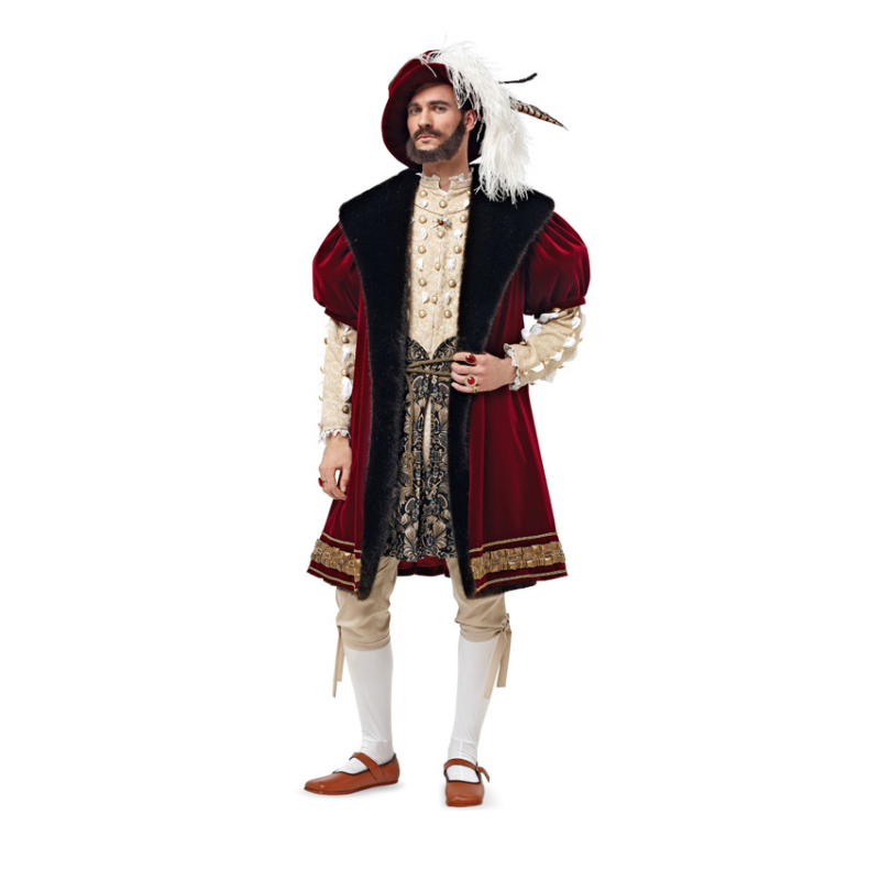 Patron Burda Carnaval 6887 - Déguisement Historique Renaissance anglaise