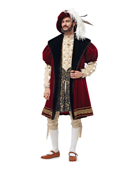 Patron Burda Carnaval 6887 - Déguisement Historique Renaissance anglaise