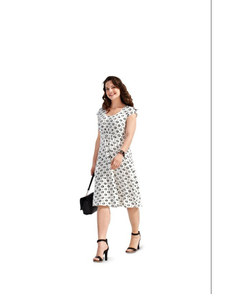 Patron Burda 7100 - Robe femme