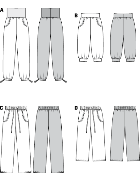 Patron N°7230 - Burda Young : Pantalon