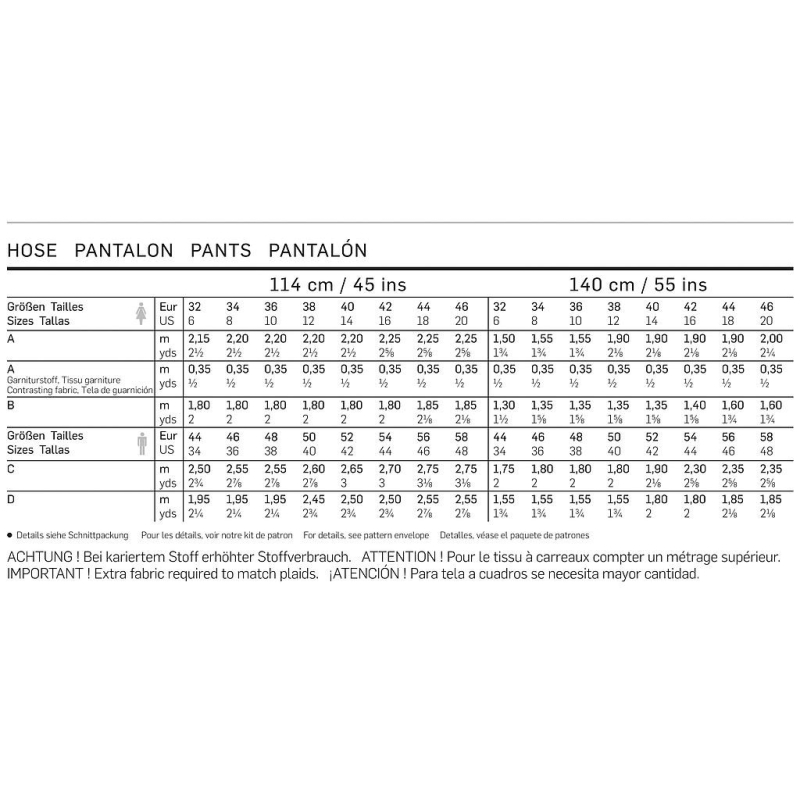 Patron N°7230 - Burda Young : Pantalon