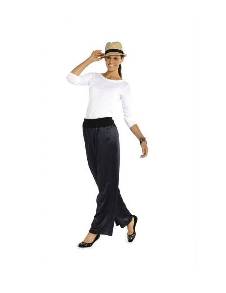 Patron Burda 7400 - Pantalon Large Femme sur bande élastique