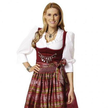 Patron Burda 7443 - Robe 2