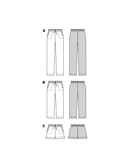 Patron Burda 7966 - Pantalon