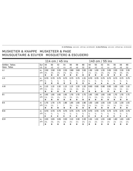 Patron Burda Carnaval 7976 - Déguisement Historique Mousquetaire et Ecuyer