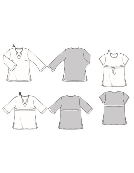 Patron Burda 8100 - Tunique