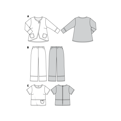 Patron Burda 8108 - Ensemble 2