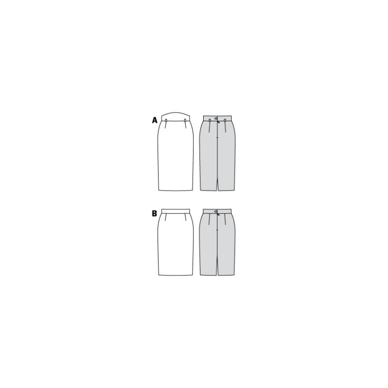 Patron Burda 8155 - Jupe