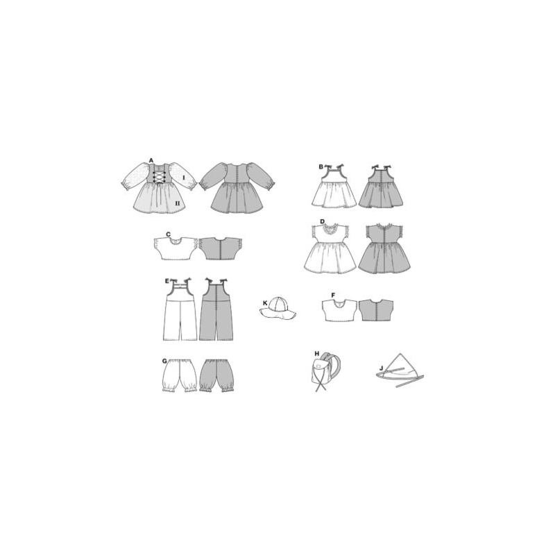 Patron Burda Creative 8308 - Coordonnés