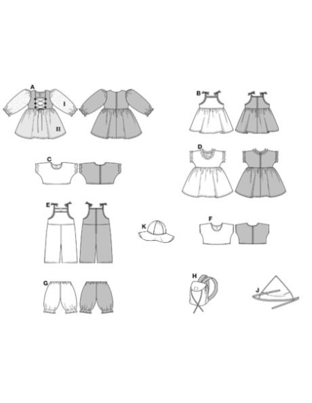 Patron Burda Creative 8308 - Coordonnés