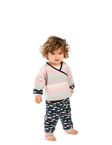 Patron Burda 9257 - Ensemble Pantalon et Veste bébé