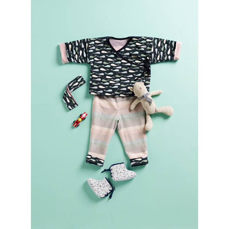 Patron Burda 9257 - Ensemble Pantalon et Veste bébé