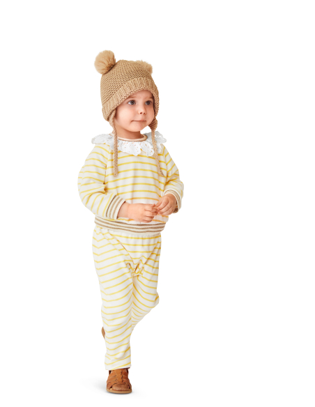 Patron Burda 9259 - Ensemble T-shirt et Pantalon bébé