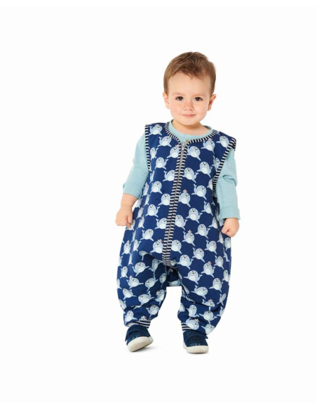 Patron Burda 9298 - Combinaison - Gigoteuse bébé avec des jambes