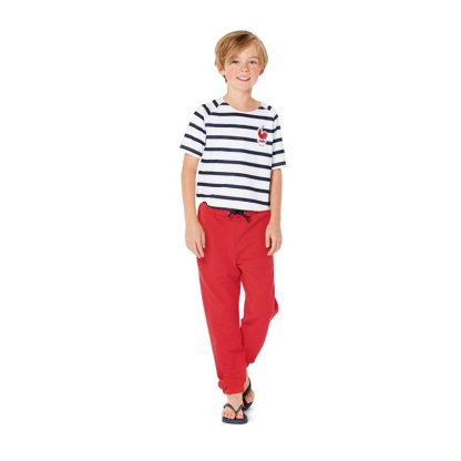 Patron Burda 9300 - Pantalon de jogging enfant à coulisse élastique 2