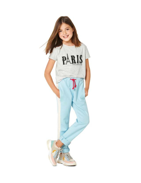 Patron Burda 9300 - Pantalon de jogging enfant à coulisse élastique