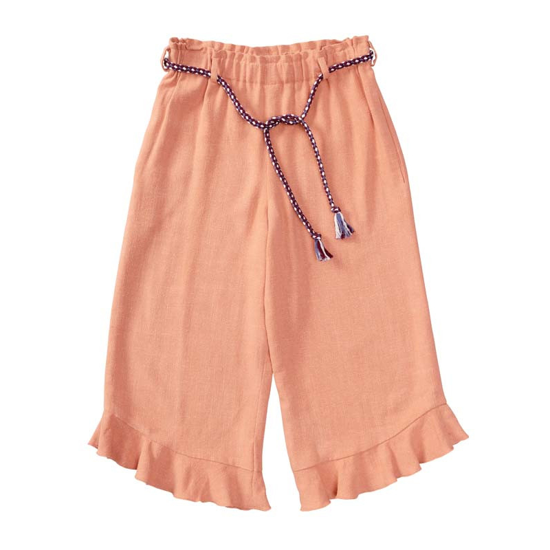 Patron Burda 9302 - Pantalon fille léger à coulisse élastiquée ou pantacourt 7/8