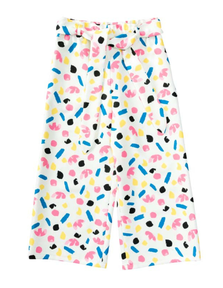 Patron Burda 9302 - Pantalon fille léger à coulisse élastiquée ou pantacourt 7/8