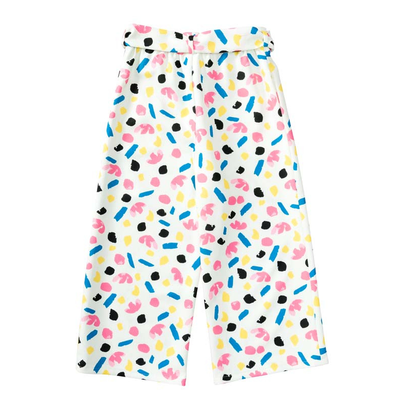 Patron Burda 9302 - Pantalon fille léger à coulisse élastiquée ou pantacourt 7/8