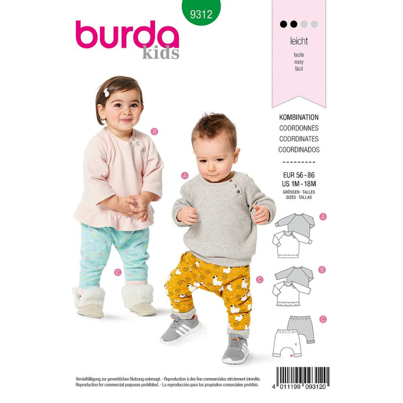 Patron Burda - 9312