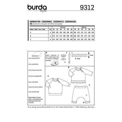 Patron Burda - 9312 2